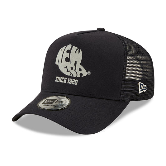 New Era 9FORTY A-Frame Trucker Cap - NE Heritage - Verwaschenes Marineblau