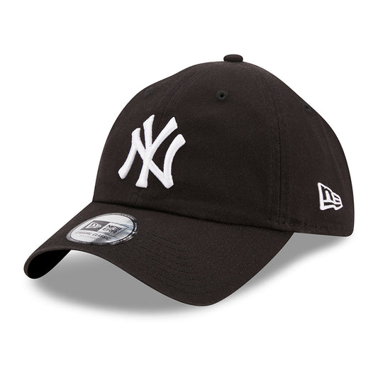 New Era 9TWENTY New York Yankees Baseball Cap - MLB League Casual - Schwarz-Weiß