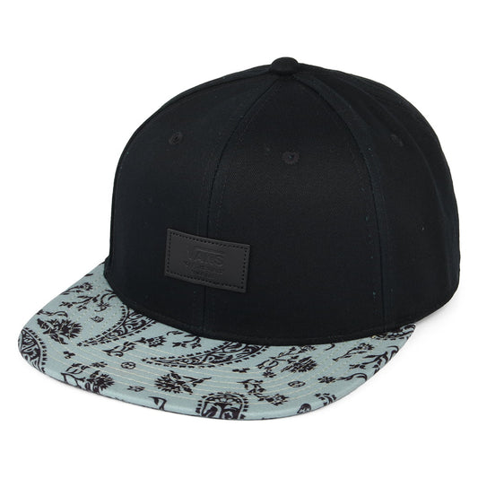 Vans Allover It Snapback Cap mit Paisleymuster - Schwarz-Grün