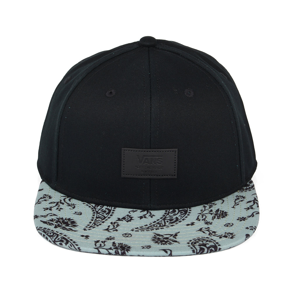 Vans Allover It Snapback Cap mit Paisleymuster - Schwarz-Grün