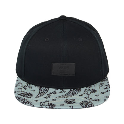 Vans Allover It Snapback Cap mit Paisleymuster - Schwarz-Grün