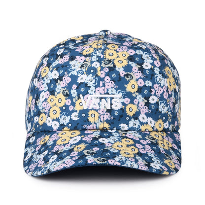 Vans Court Side Printed Deco Ditsy Baseball Cap - Blau-Gelb