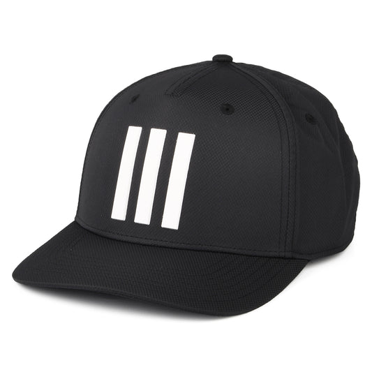 Adidas Golf Tour 3 Stripes Recycled Baseball Cap - Schwarz