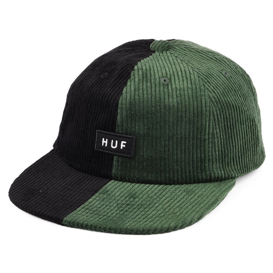 HUF Marina Kord Baseball Cap Zweifarbig - Waldgrün