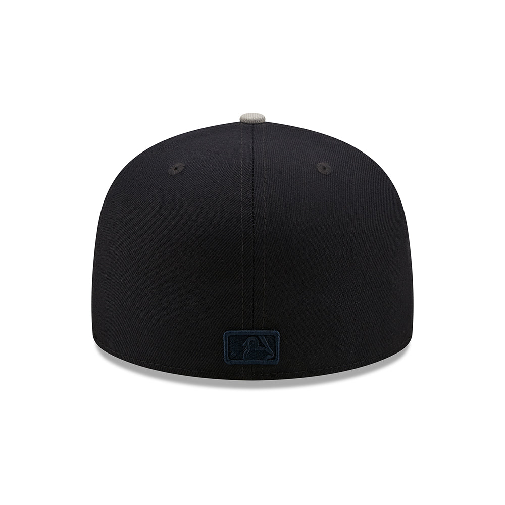 New Era 59FIFTY New York Yankees Baseball Cap - MLB Side Patch - Marineblau-Grau