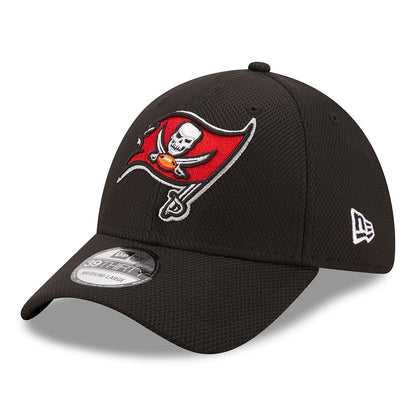 New Era 39THIRTY Tampa Bay Buccaneers Baseball Cap - NFL Diamond Era - Schwarz