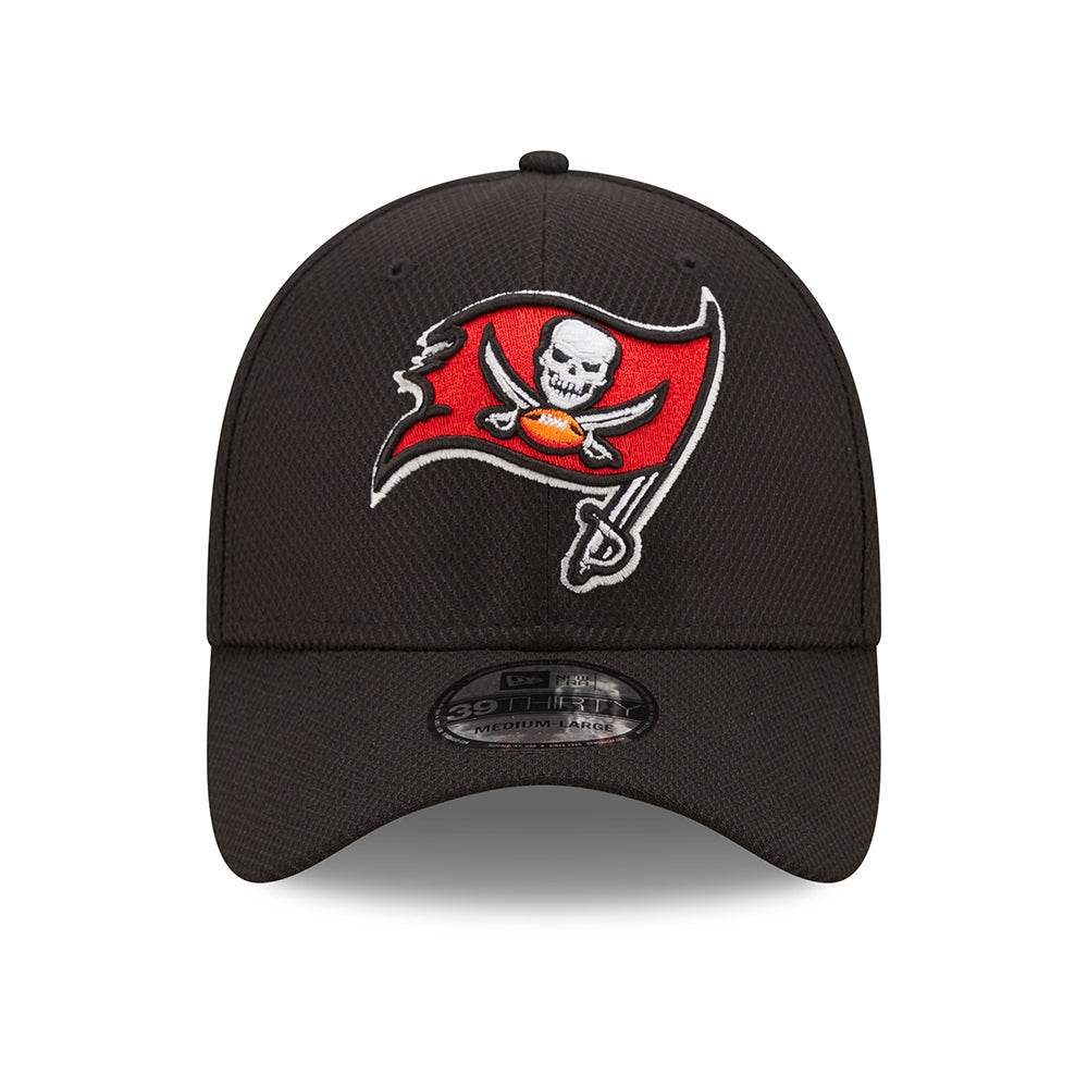 New Era 39THIRTY Tampa Bay Buccaneers Baseball Cap - NFL Diamond Era - Schwarz