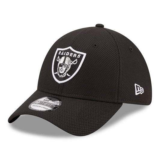New Era 39THIRTY Las Vegas Raiders Baseball Cap - NFL Diamond Era - Schwarz