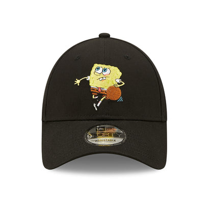 New Era 9FORTY SpongeBob Schwammkopf Baseball Cap - Sporty Sponge - Schwarz