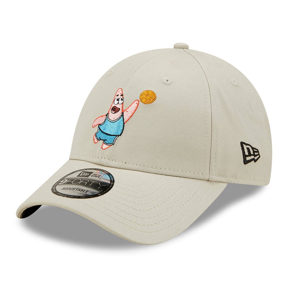 New Era 9FORTY Patrick Star Baseball Cap - Sporty Sponge - Steingrau