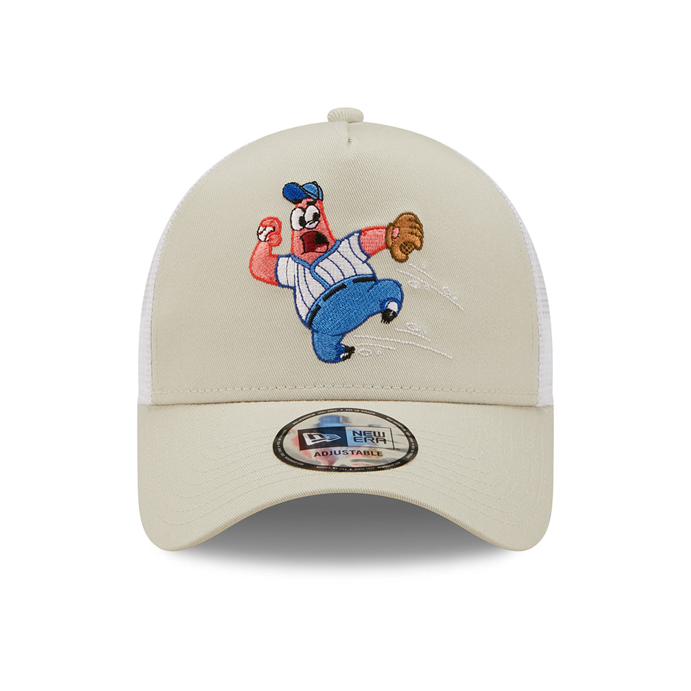 New Era A-Frame Patrick Star Trucker Cap - Sporty Sponge - Steingrau