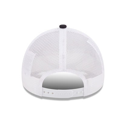 New Era 9FORTY A-Frame Las Vegas Trucker Cap - License Plate - Marineblau-Weiß