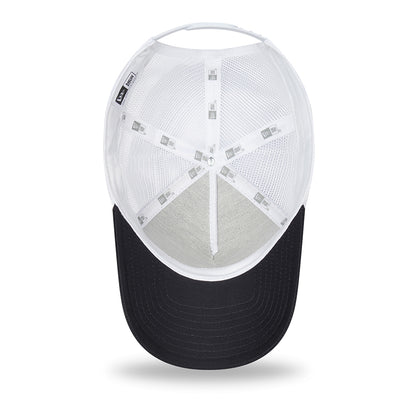 New Era 9FORTY A-Frame Las Vegas Trucker Cap - License Plate - Marineblau-Weiß