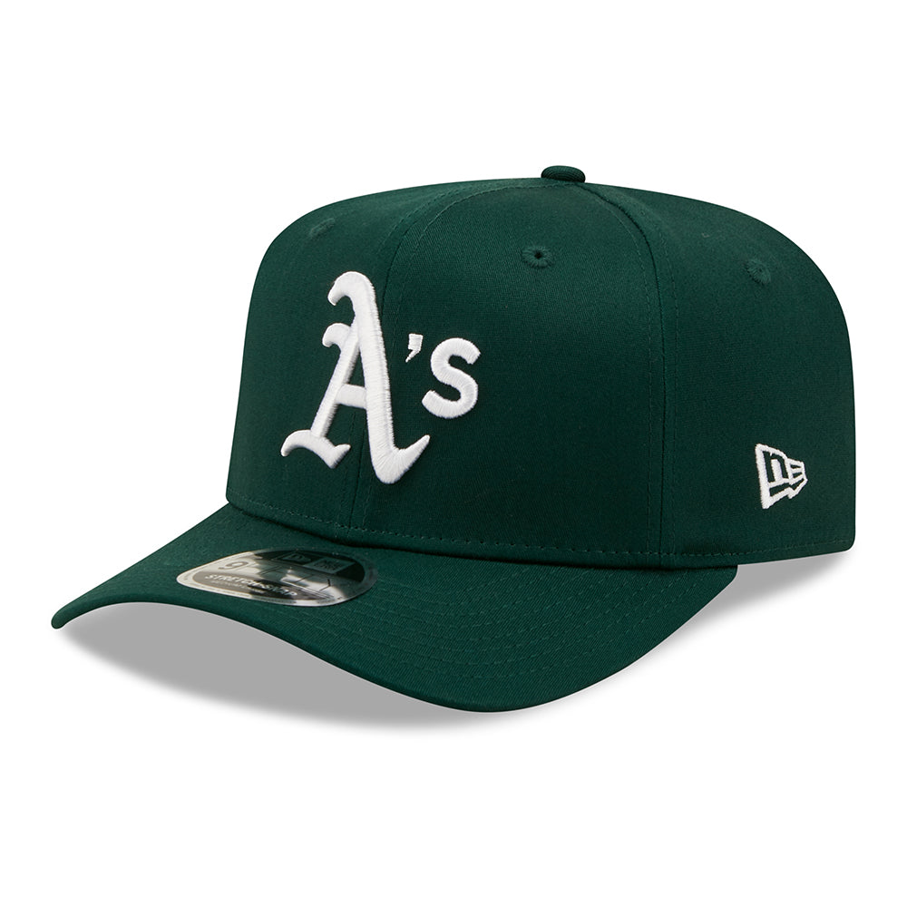 New Era 9FIFTY Stretch Oakland Athletics Snapback Cap - MLB Team Colour - Dunkelgrün