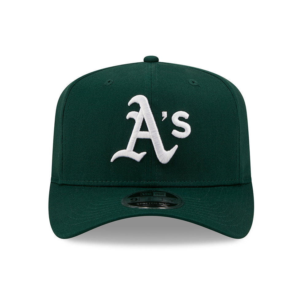 New Era 9FIFTY Stretch Oakland Athletics Snapback Cap - MLB Team Colour - Dunkelgrün