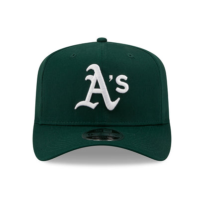 New Era 9FIFTY Stretch Oakland Athletics Snapback Cap - MLB Team Colour - Dunkelgrün