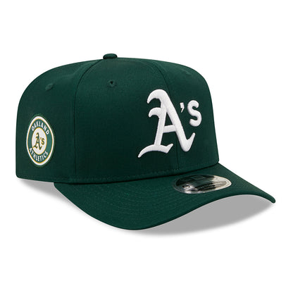 New Era 9FIFTY Stretch Oakland Athletics Snapback Cap - MLB Team Colour - Dunkelgrün