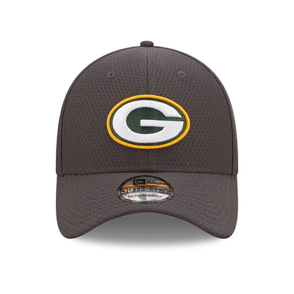 New Era 39THIRTY Green Bay Packers Baseball Cap - NFL Hex Tech - Grau