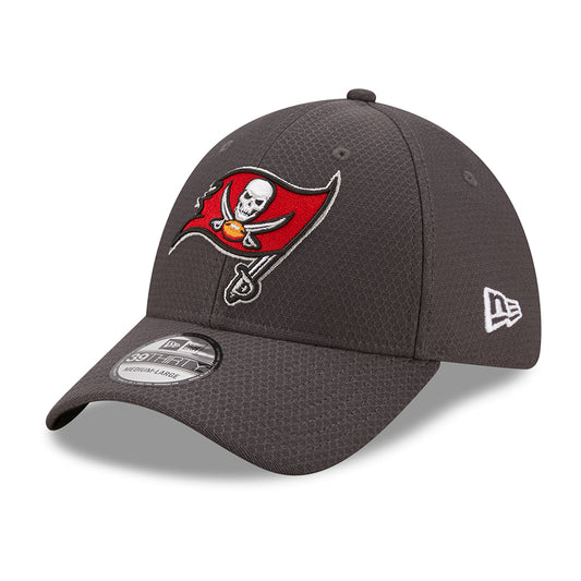 New Era 39THIRTY Tampa Bay Buccaneers Baseball Cap - NFL Hex Tech - Grau