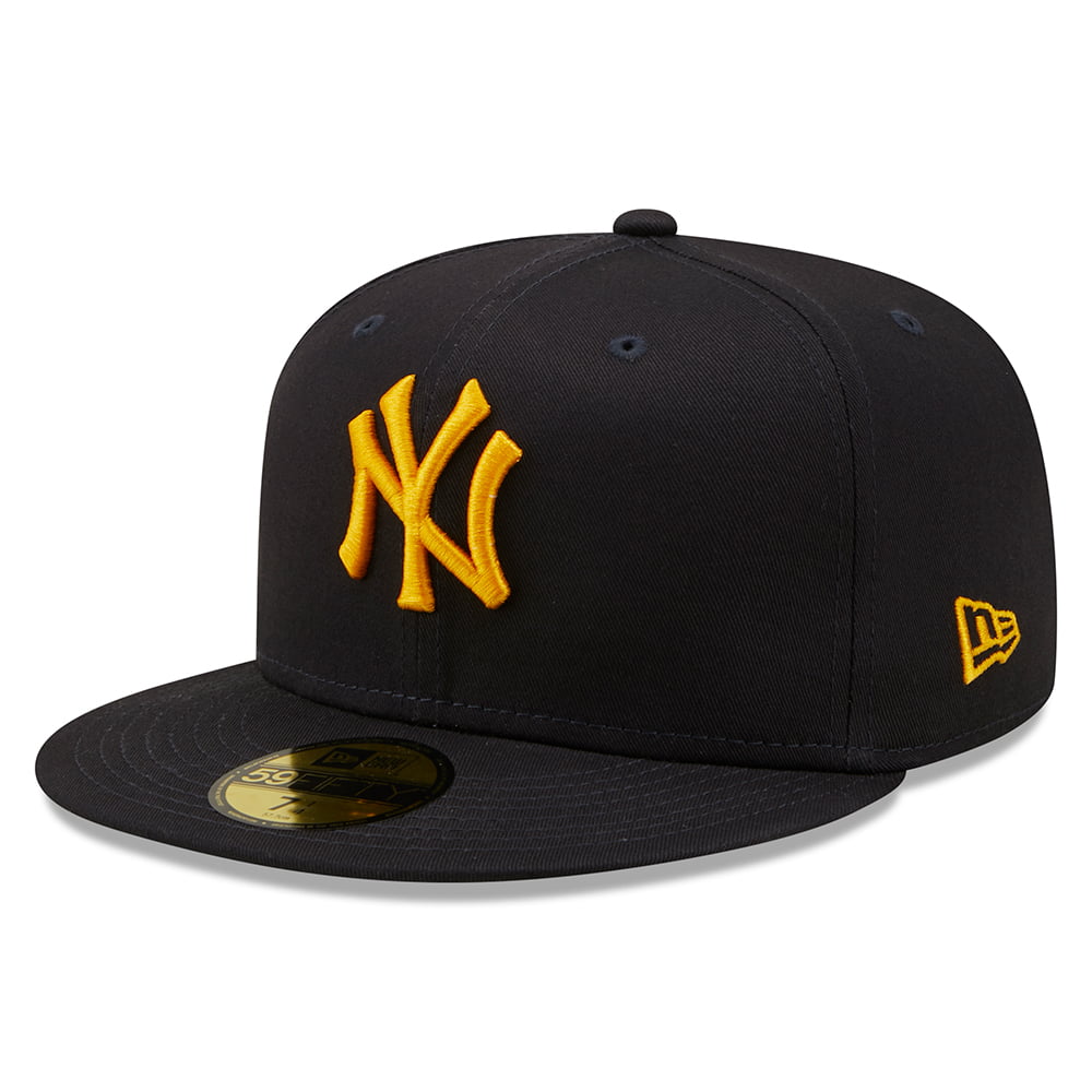 New Era 59FIFTY New York Yankees Baseball Cap - MLB League Essential - Marineblau-Gold