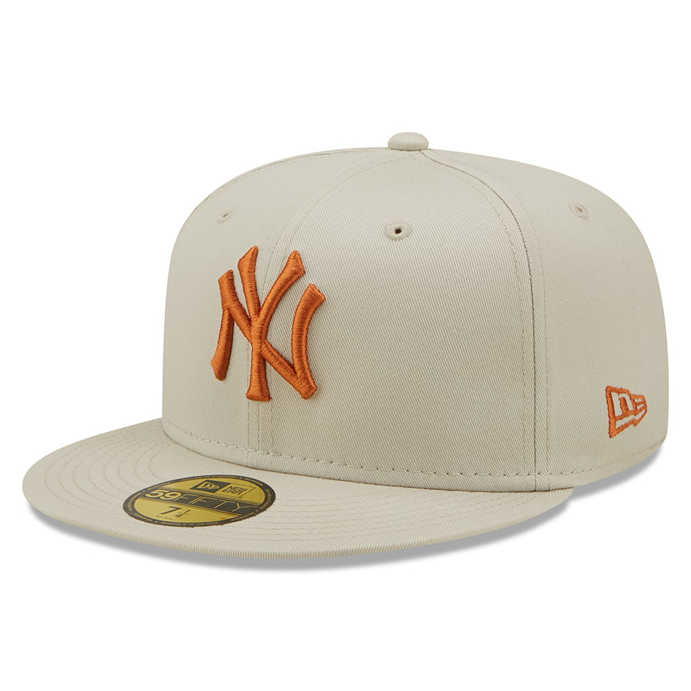 New Era 59FIFTY New York Yankees Baseball Cap - MLB League Essential - Steingrau-Toffee