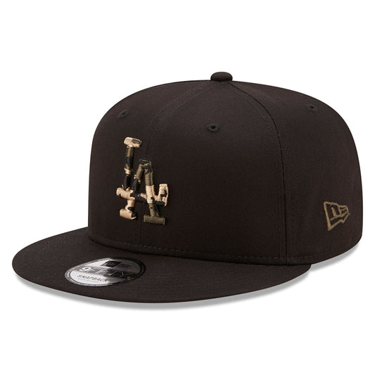 New Era 9FIFTY L.A. Dodgers Baseball Cap - MLB Camo Infill - Schwarz-Tarnfarben