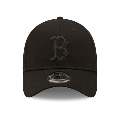 New Era 39THIRTY Boston Red Sox Baseball Cap - MLB League Essential - Schwarz
