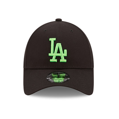 New Era 9FORTY L.A. Dodgers Baseball Cap - MLB Neon Pack - Schwarz-Grün