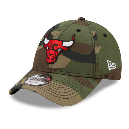 New Era 9FORTY Chicago Bulls Baseball Cap - NBA Camo - Tarnfarben
