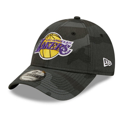 New Era 9FORTY L.A. Lakers Baseball Cap - NBA Camo - Grau-Tarnfarben
