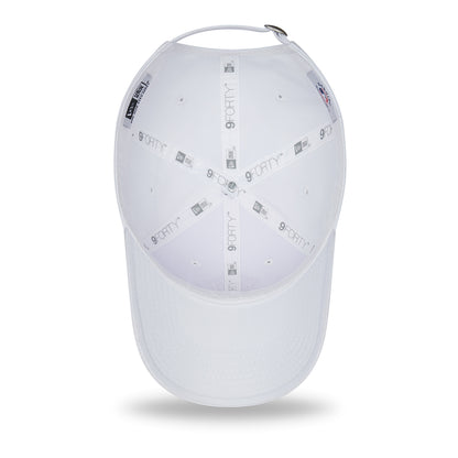 New Era Damen 9FORTY New York Yankees Baseball Cap - MLB League Essential - Weiß-Pink