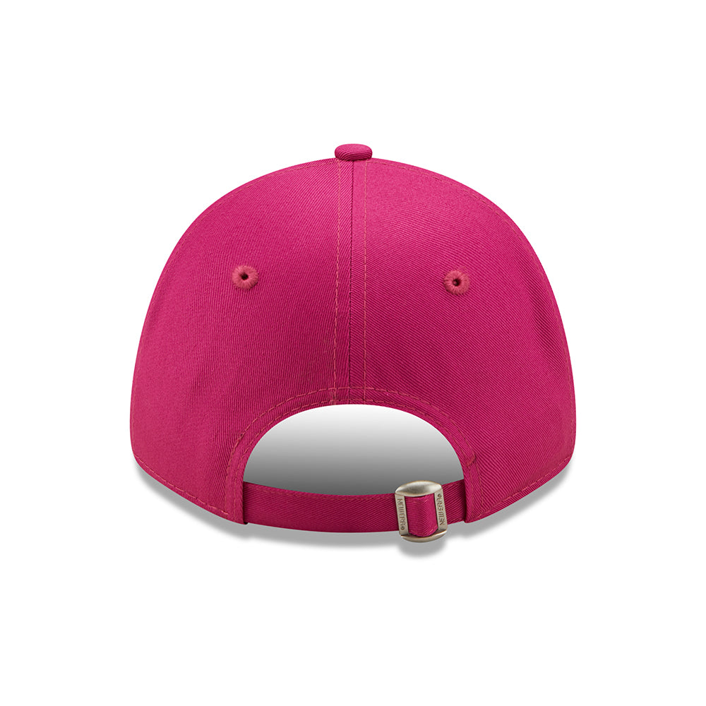 New Era Damen 9FORTY New York Yankees Baseball Cap - MLB League Essential - Pink-Weiß