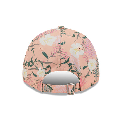 New Era Damen 9FORTY L.A. Dodgers Baseball Cap - MLB Floral - Rosa