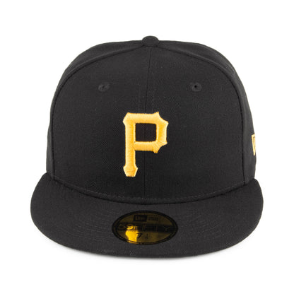 New Era 59FIFTY Pittsburgh Pirates Baseball Cap - MLB On Field AC Perf - Schwarz