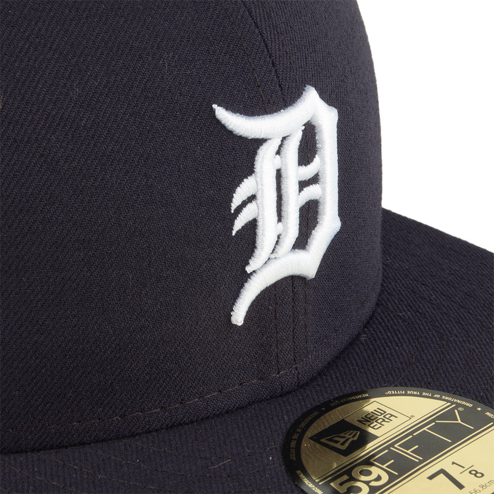 New Era 59FIFTY Detroit Tigers Baseball Cap - MLB On Field AC Perf - Marineblau