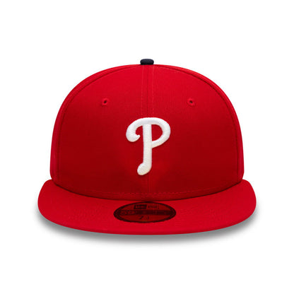 New Era 59FIFTY Philadelphia Phillies Baseball Cap - MLB On Field AC Perf - Rot