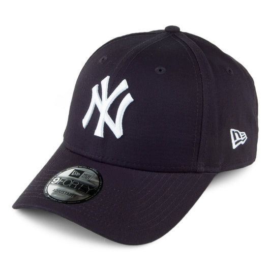 New Era 9FORTY New York Yankees Baseball Cap - League Basic - Marineblau
