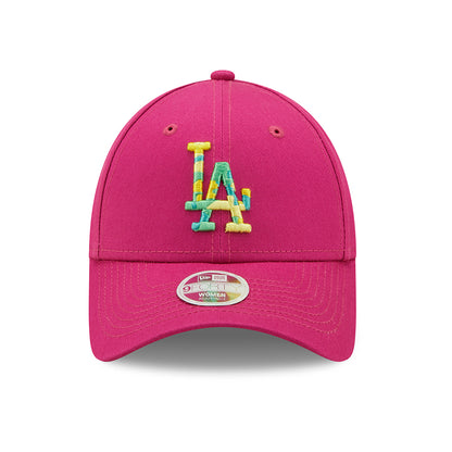 New Era Damen 9FORTY II L.A. Dodgers Baseball Cap - MLB Camo Infill - Rosa-Tarnfarben