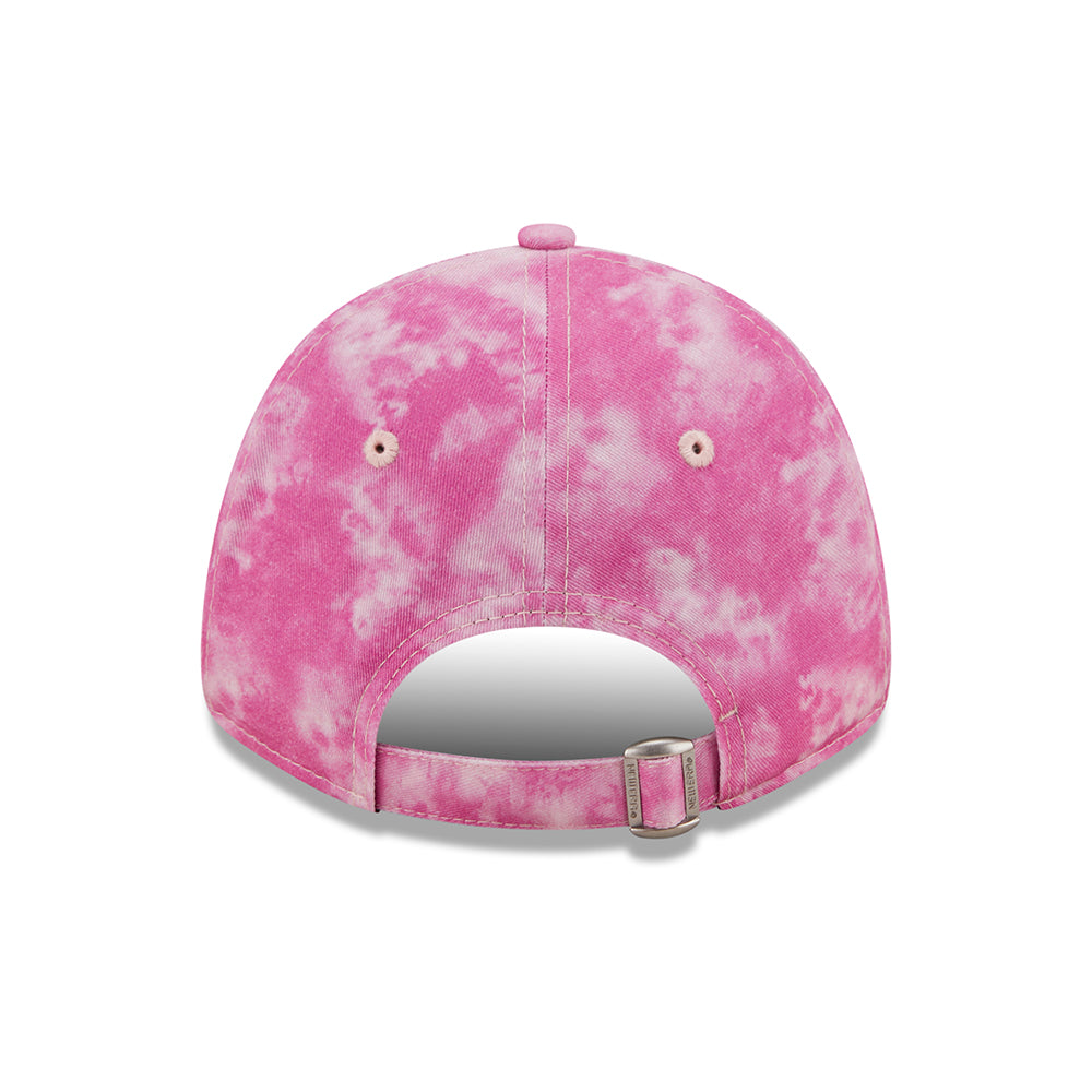 New Era 9FORTY New York Yankees Baseball Cap MLB Tie Dye - Pink-Weiß