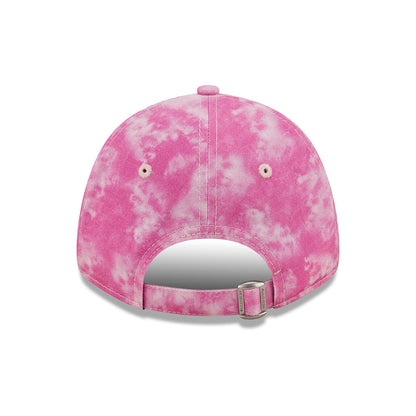 New Era 9FORTY New York Yankees Baseball Cap MLB Tie Dye - Pink-Weiß
