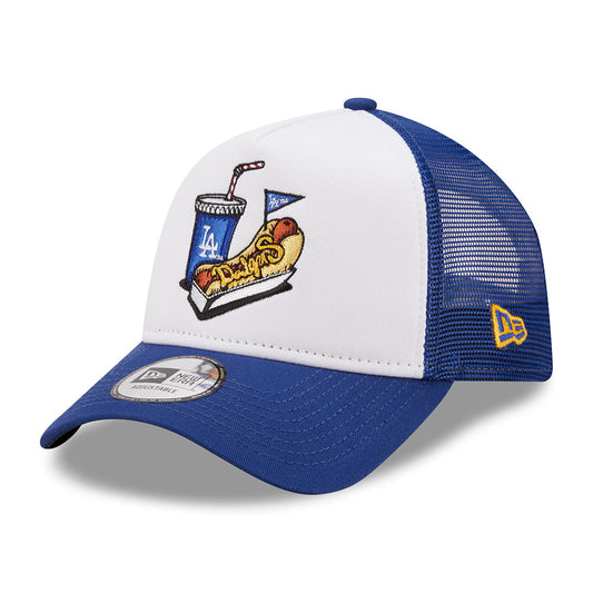 New Era A-Frame L.A. Dodgers Trucker Cap - MLB Stadium Food - Königsblau-Weiß