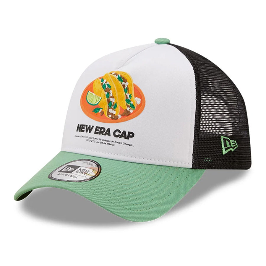New Era A-Frame Tacos Trucker Cap - Food Pack - Grün-Weiß
