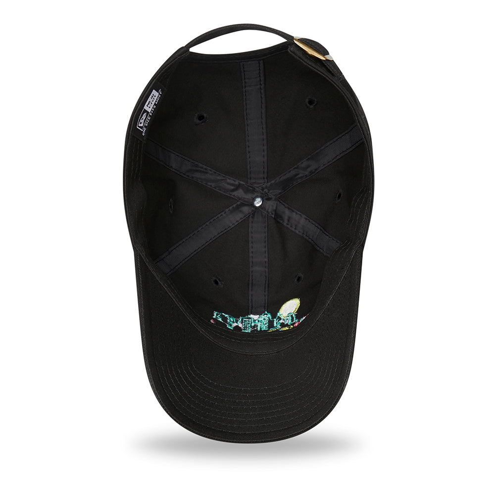 New Era 9TWENTY New York Baseball Cap - Script Casual Classic - Schwarz