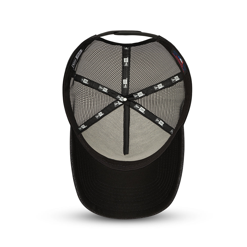 New Era 9FORTY A-Frame L.A. Dodgers Trucker Cap - MLB Black On Black - Schwarz