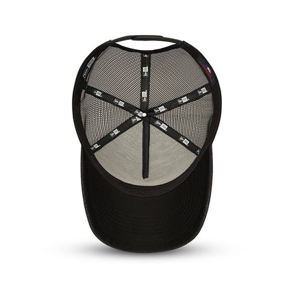 New Era 9FORTY A-Frame L.A. Dodgers Trucker Cap - MLB Black On Black - Schwarz