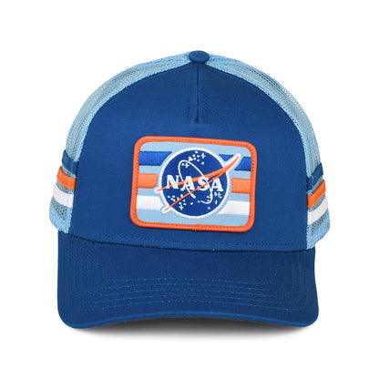 NASA Trucker Cap dreifarbig - Blau