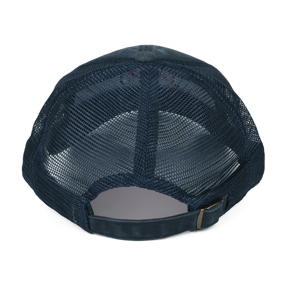 NASA Raglan Bones Trucker Cap - Marineblau