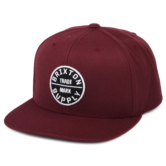 Brixton Oath III Snapback Cap - Mahagoni