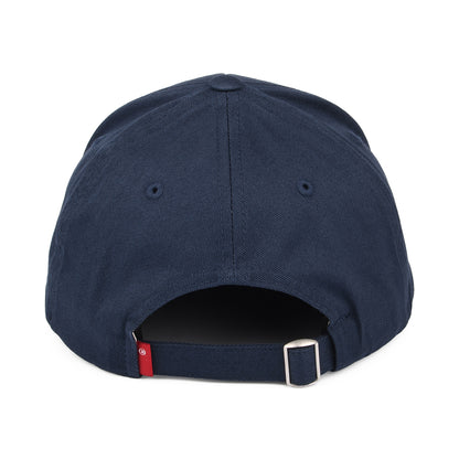Levi's Mid Batwing Flexfit Baseball Cap mit leerem Etikett - Marineblau