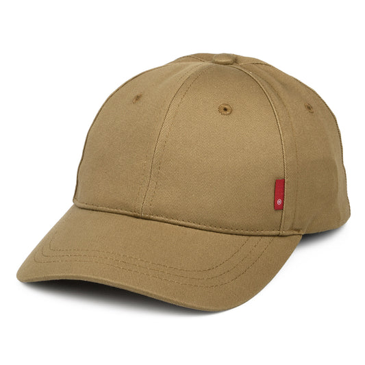Levi's Classic Twill Red Tab Baseball Cap mit leerem Etikett - Braun